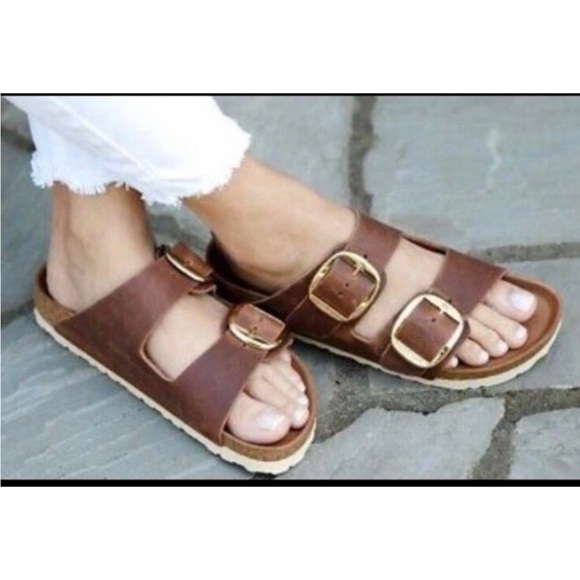 Birkenstock Shoes - Birkenstock Arizona Big Buckle Sandals sz 40 US 9 Unisex GUC Casual Preppy Comfy